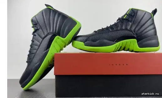 DOF FLIGHT AJ12 BLACK GREEN Jordan 12 0422